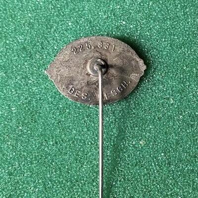 LOT#51B: WWII German Waffen SS Donation Membership Pin