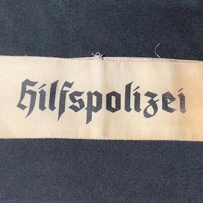 LOT#58B: Hilfspolizei Arm Band German WWII