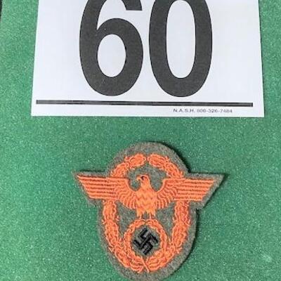 LOT#60B: Feldgendarmerie Arms Badge Nazi
