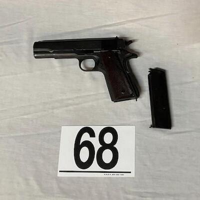 LOT#68:U.S. & S 1911 (Believed to be 1943 According to Lookup)