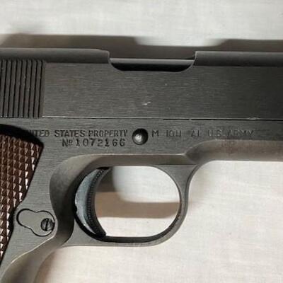 LOT#68:U.S. & S 1911 (Believed to be 1943 According to Lookup)