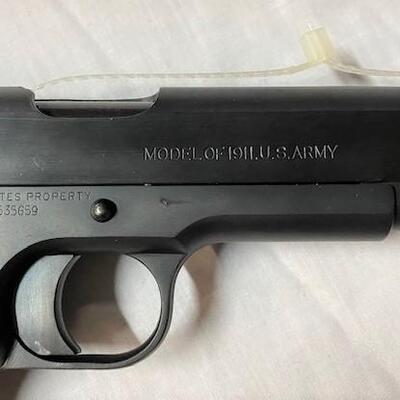 LOT#69: Colt 1911 US Army (Believed to be 1918 According to Lookup)