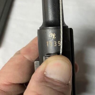 LOT#71: 1939 Lugar 9mm 42