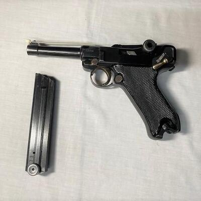 LOT#97: 1943 Krieghoff Suhl P.08 9mm