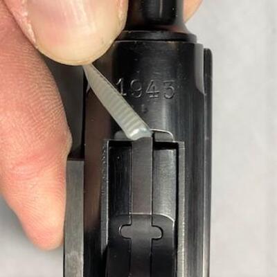 LOT#97: 1943 Krieghoff Suhl P.08 9mm