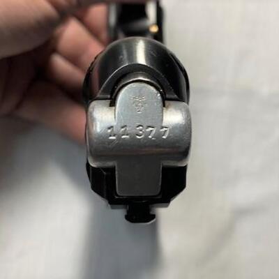 LOT#97: 1943 Krieghoff Suhl P.08 9mm