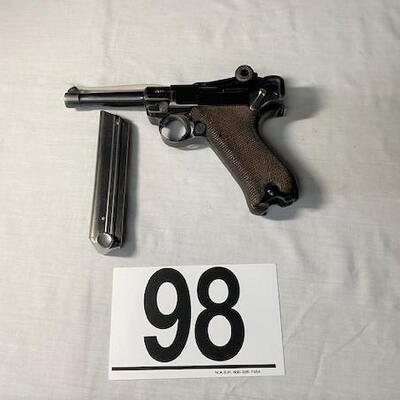 LOT#98: Krieghoff Suhl P.08 9mm S