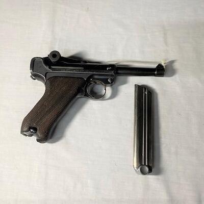 LOT#98: Krieghoff Suhl P.08 9mm S