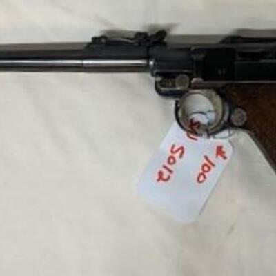 LOT#100: 1917 DWM Artillery Luger 9mm Matching Numbers Except Wood Mag