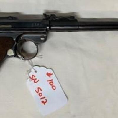 LOT#100: 1917 DWM Artillery Luger 9mm Matching Numbers Except Wood Mag