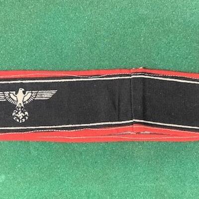 LOT#115B: Nazi Deutscher Volkssturm Wehrmacht Armband