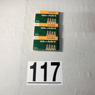 LOT#117: NOS Lellier Bellot .223 Remington FMJ 55gr