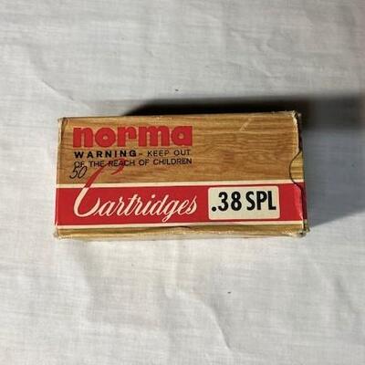 LOT#133: Norma .38 SPL