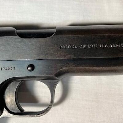 LOT#136: 1911 US Army (Believed to be 1917?)