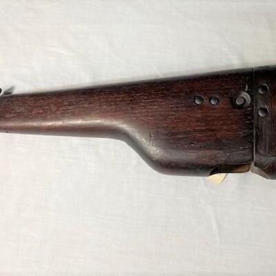 LOT#145: 1945 German WW II Mauser Wood Buttstock Holster