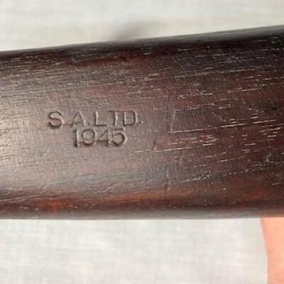LOT#145: 1945 German WW II Mauser Wood Buttstock Holster