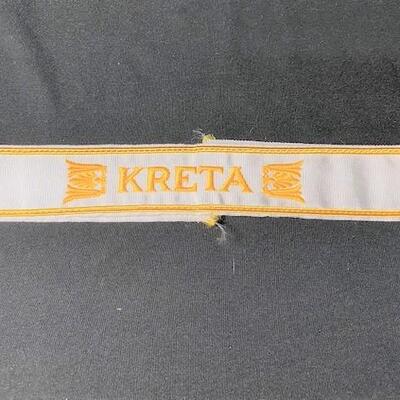 LOT#158B: WWII Kreta Cuff Title (Crete)