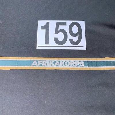 LOT#159B: WWII Nazi Afrikakorps Cuff Title