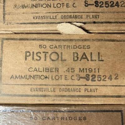 LOT#168: .45 Ammo M1911