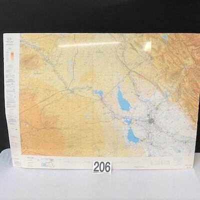 LOT#206: Tactical Pilotage Chart of Middle East