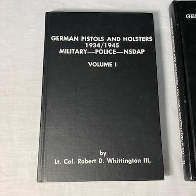 LOT#216: Author Signed Robert D Wittington German Pistol & Holsters