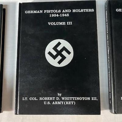 LOT#216: Author Signed Robert D Wittington German Pistol & Holsters