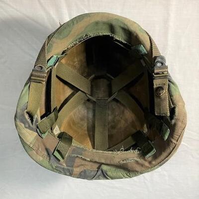 LOT#232: Modern Kevlar Helmet Woodland Pattern (#1)