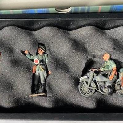 LOT#243: NOS King & Country Waffen SS Dispatch Rider