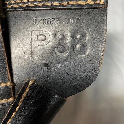 LOT#268: Unknown Maker P38 Holster w/ 3rd Reich Mark