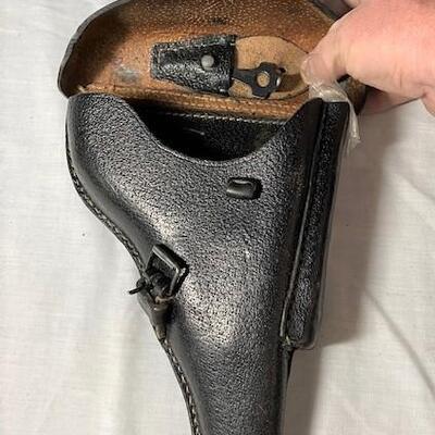 LOT#269: Marked ERG42 P.08 Holster w/ 3rd Reich Mark