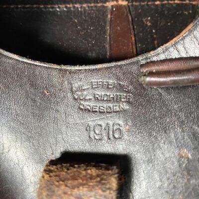 LOT#274: 1916 Col. Richler Artillery Luger Pistol Holster