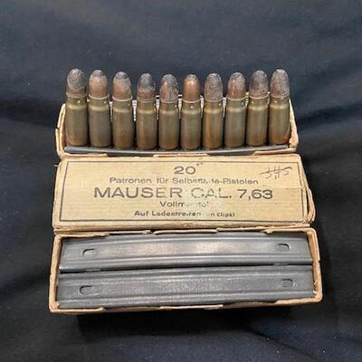 LOT#278: Mauser 7.63 cal