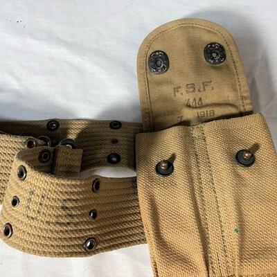 LOT#309: 1911 45 Rig Holster/Belt/Pouch