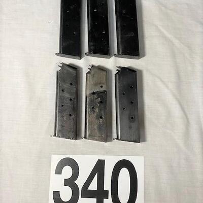 LOT#340: 1911 45cal Magazines (#2)