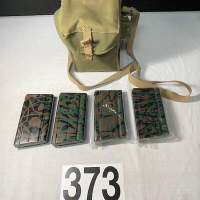LOT#373: Believed to be 7.62 x 51mm w/ Pouch (#1)