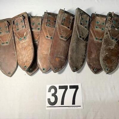 LOT#377: Set of Boyt 45 USMC Leather Scabbard  (#1)