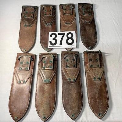 LOT#378: Set of Boyt 45 USMC Leather Scabbard  (#2)