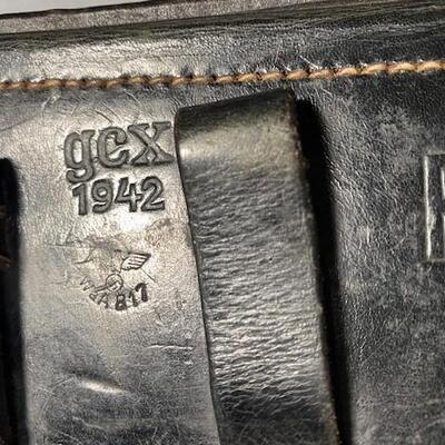 LOT#389: 1942 GCX P38 Holster 3rd Reich Mark