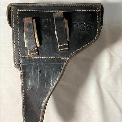 LOT#392: 1943 GXY P38 Holster 3rd Reich Mark