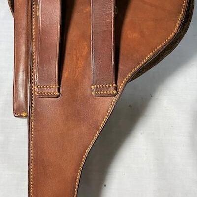 LOT#399: Unmarked Brown Leather P.08 Holster (#1)