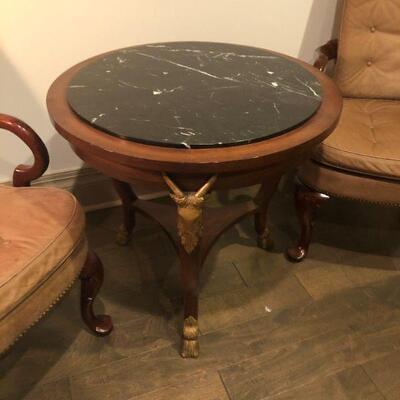 Office Round Marble Top Table