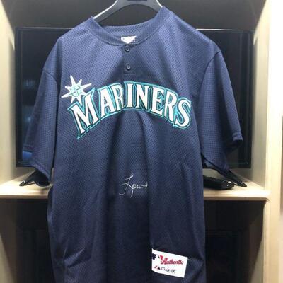 Lou Piniella Signed Game Day Jersey From the Seattle Mariners