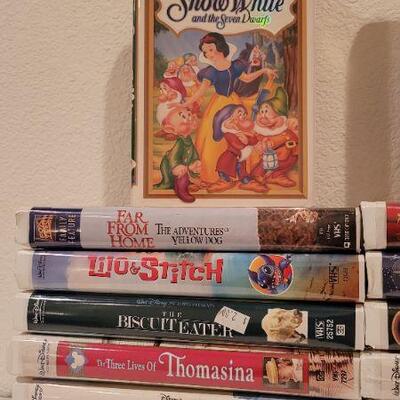 Lot 158: (14) Assorted VHS Disney Children's Movies 