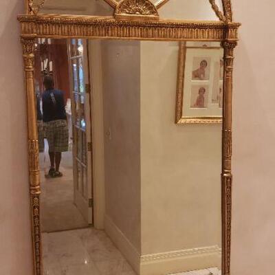 Gold Hallway Mirror