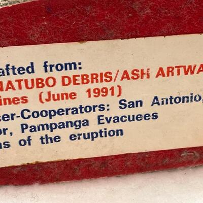 Mary and Jesus ash artware 