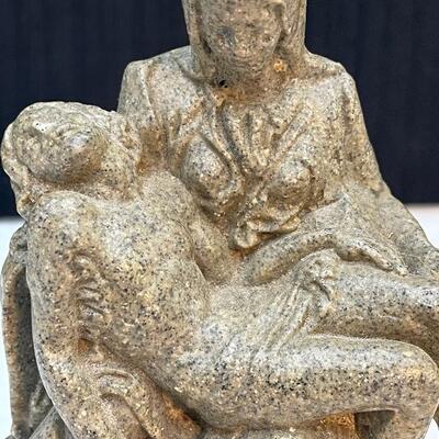 Mary and Jesus ash artware 
