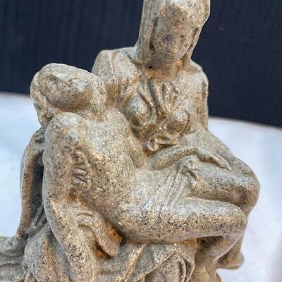 Mary and Jesus ash artware 
