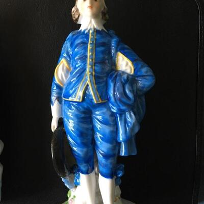 Pair of Antique Porcelain Figurines 8â€