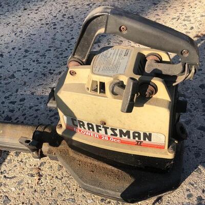 Lot 56 G: Craftsman Leaf Blower, Stihl Weed wacker & Worx Weed wacker