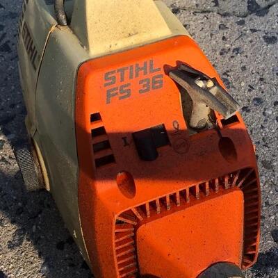 Lot 56 G: Craftsman Leaf Blower, Stihl Weed wacker & Worx Weed wacker